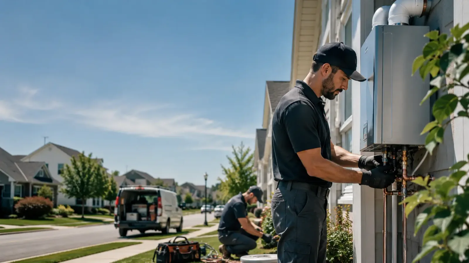 Tankless Water Heater Installation in Waves, NC